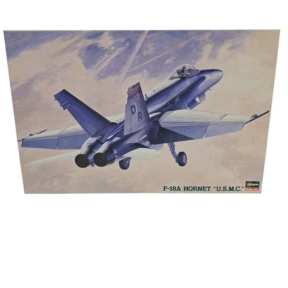 Hasegawa F-18A Hornet USMC 1/48 P25 07025 NOS Japan Model Kit OPEN Parts Sealed